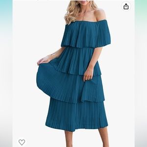 Off the Shoulder Ruffle Dress